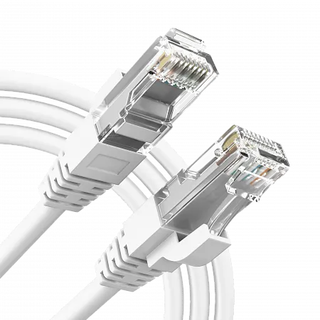 Шнур коммутационный медный RJ45 (патч-корд) LANMIR U/UTP Cat6 LSZH нг(А)-HF 0.15 м белый
